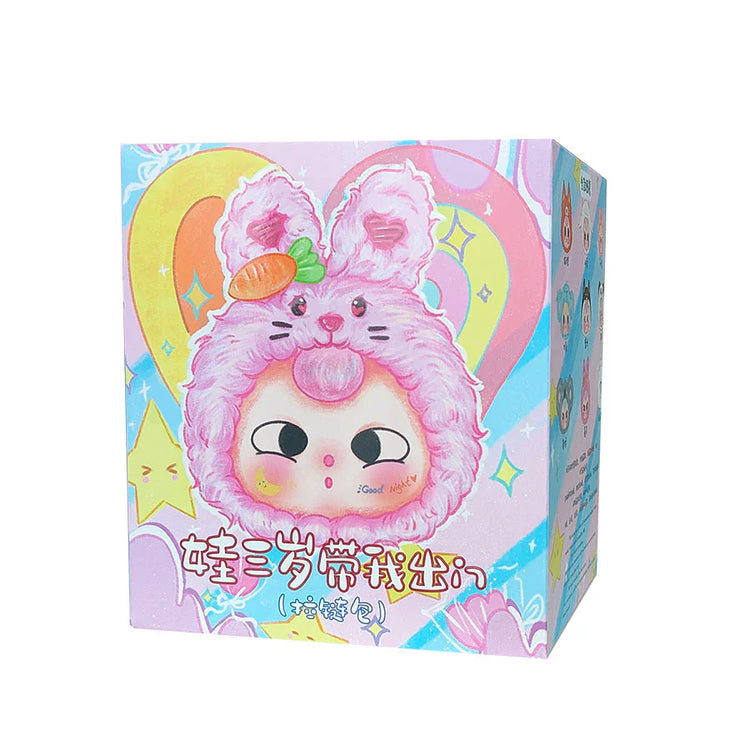 Baby Three Take Me Out Zipper Bag Plush Blind Box Series-Single Box-Cureplaneta-Ace Cards & Collectibles