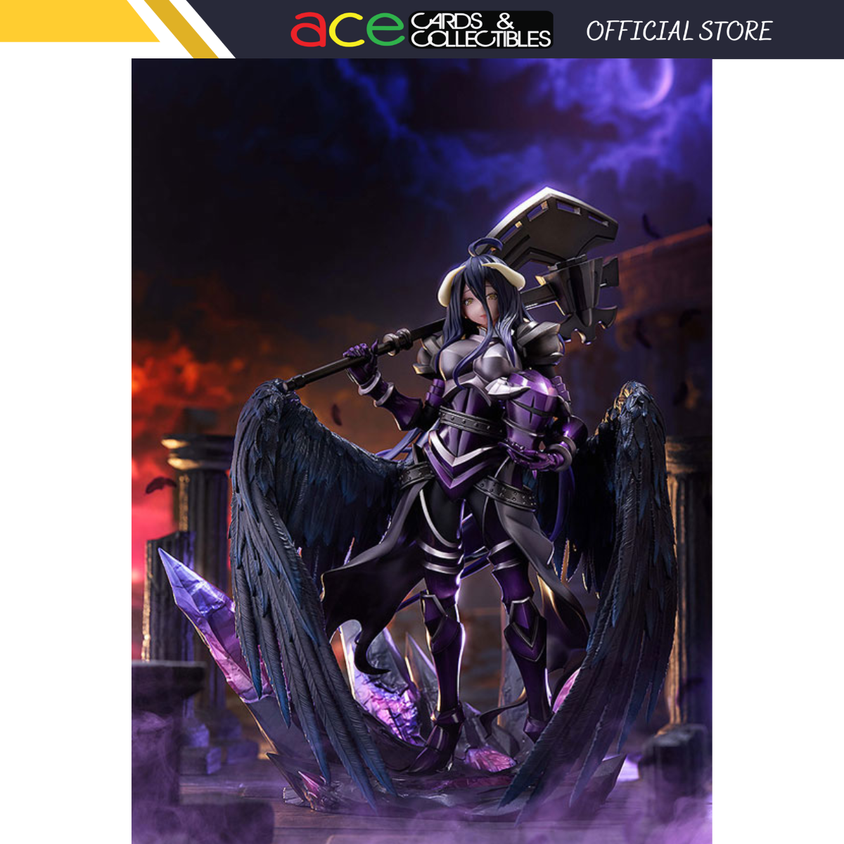 Overlord 1/7 Scale Figure "Albedo" (Hermes Trismegistus Ver.)-DMM Factory-Ace Cards & Collectibles