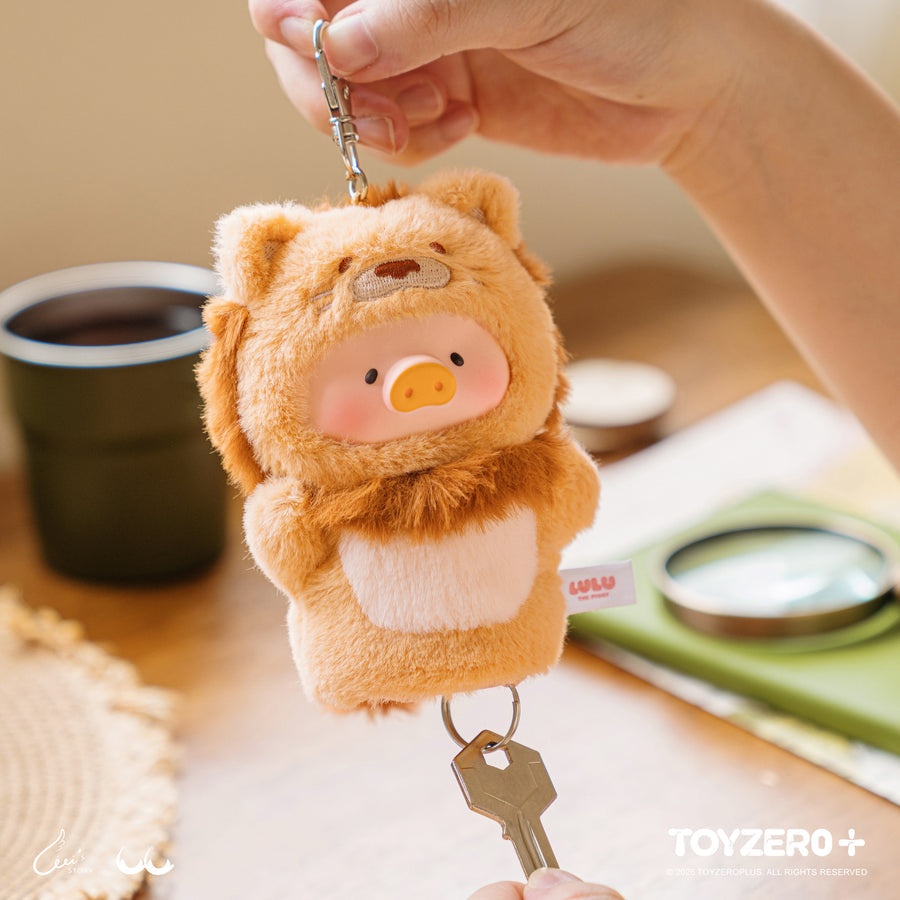 ToyZeroPlus Lulu The Piggy Animal Party V2 Cutest Butler Series Vinyl Face Key Cover Pendant
