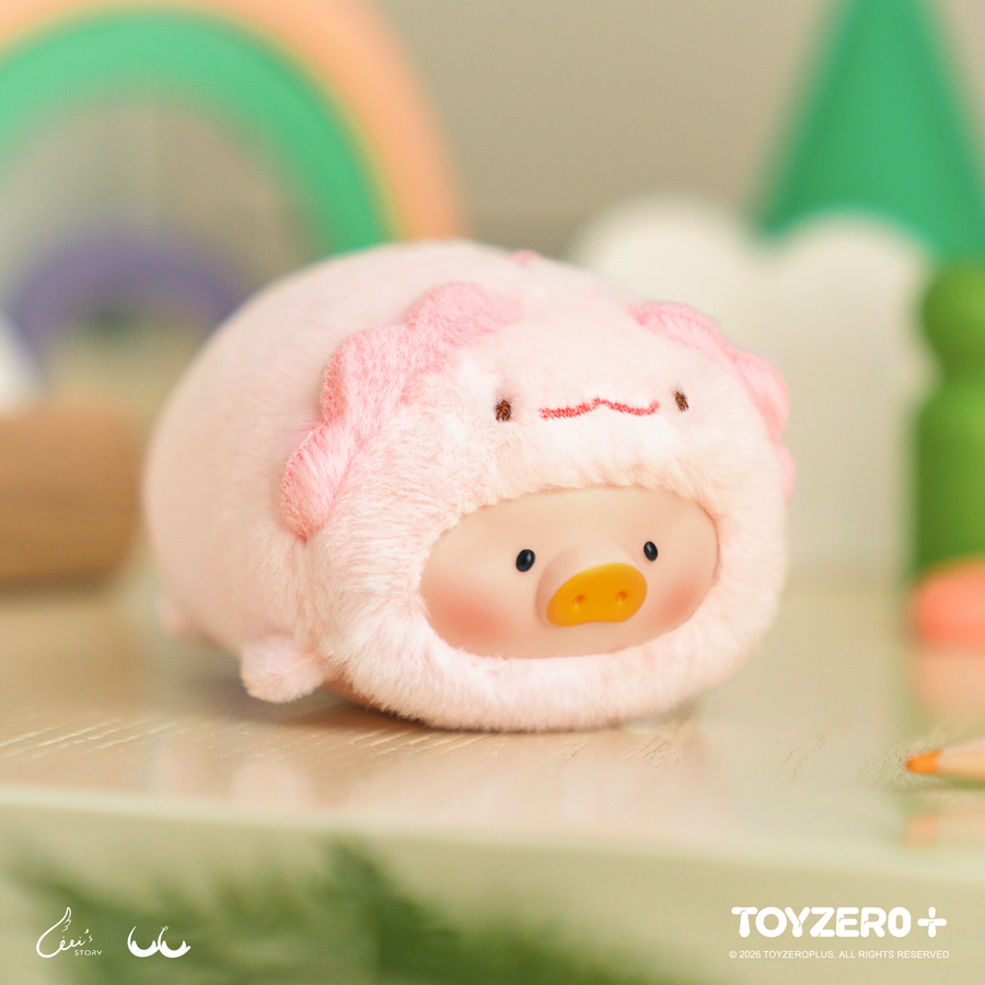 ToyZeroPlus Lulu The Piggy Animal Party V2 Stick together PVC Face Plush Keychain