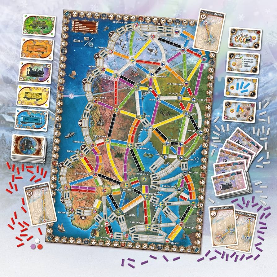 Board Game Days Of Wonder Ticket to Ride: Northern Lights EN-Days Of Wonder-Ace Cards & Collectibles