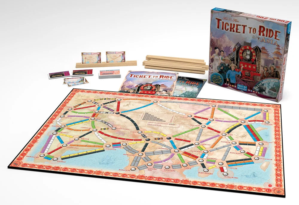 Days Of Wonder: Ticket To Ride Asia Map Collection 1 EN-Days Of Wonder-Ace Cards & Collectibles