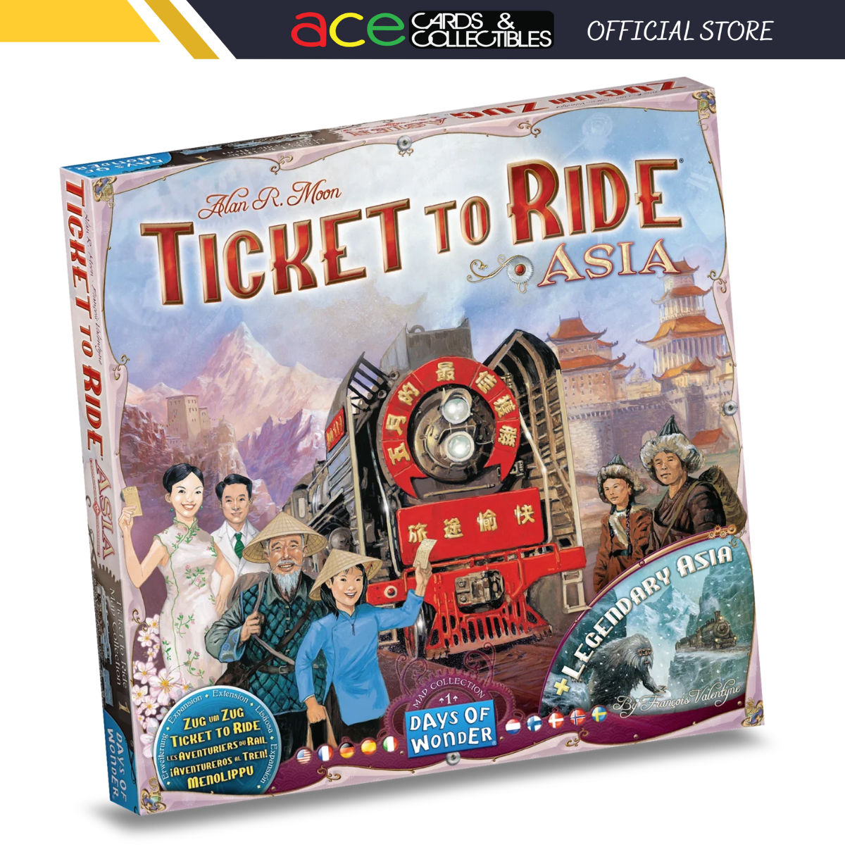 Days Of Wonder: Ticket To Ride Asia Map Collection 1 EN-Days Of Wonder-Ace Cards & Collectibles