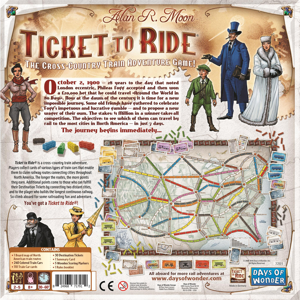 Days Of Wonder: Ticket To Ride EN Board Game-Days Of Wonder-Ace Cards & Collectibles