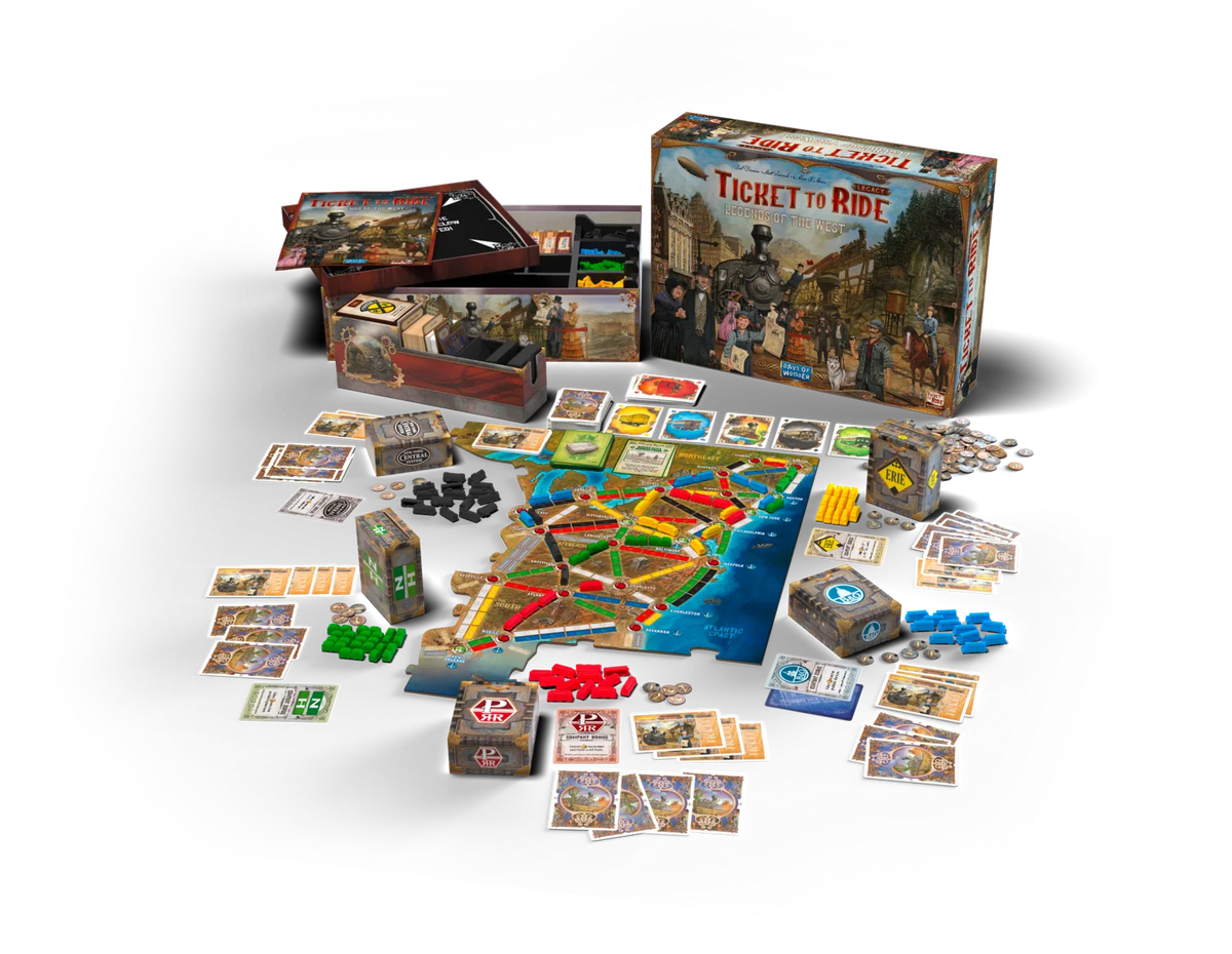 Days Of Wonder: Ticket to Ride Legacy "Legends of the West"-Days Of Wonder-Ace Cards & Collectibles