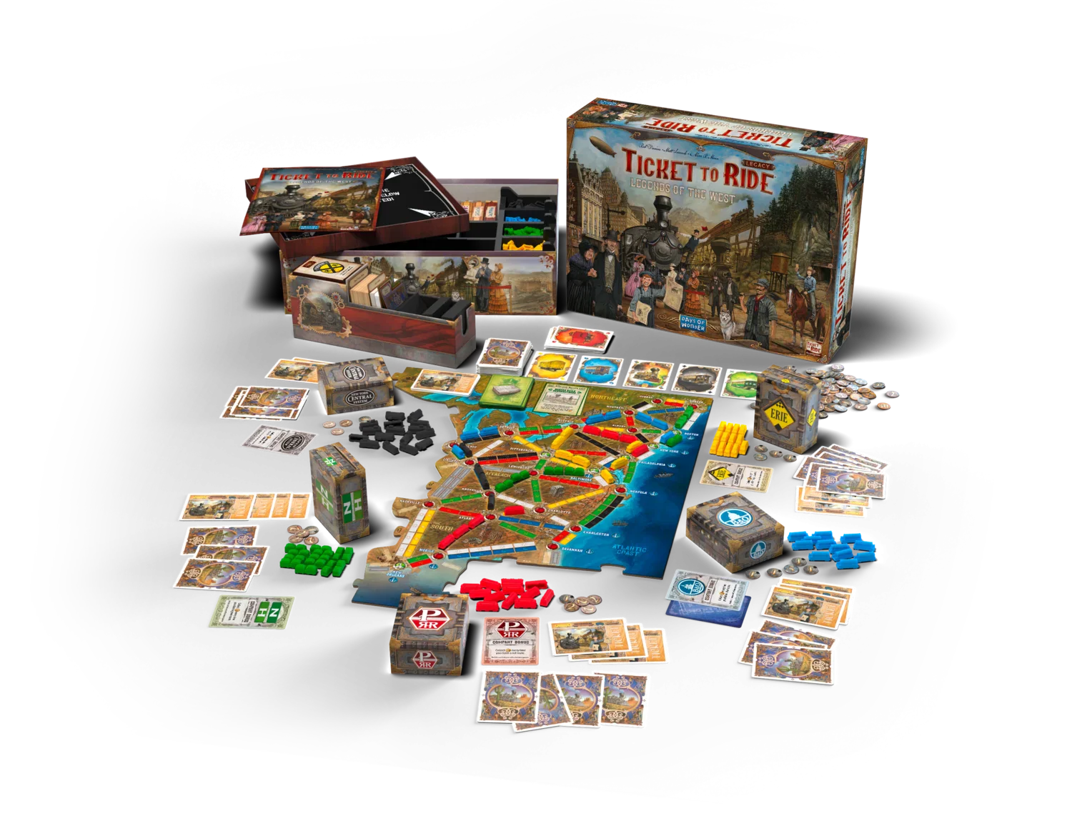 Days Of Wonder: Ticket to Ride Legacy "Legends of the West"-Days Of Wonder-Ace Cards & Collectibles