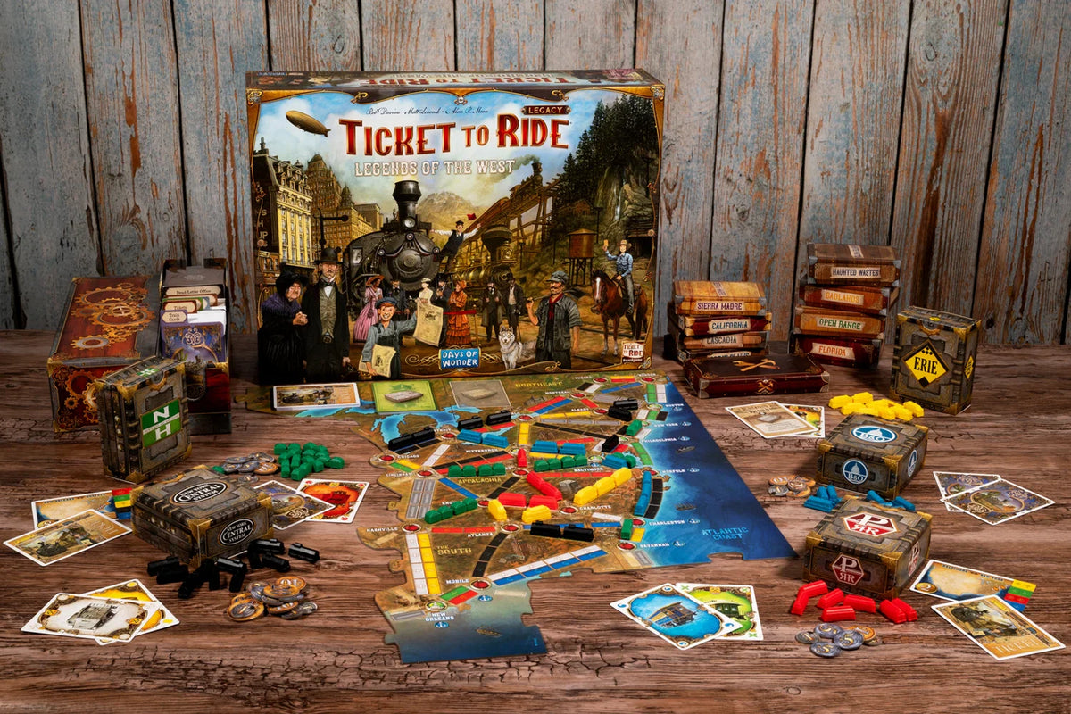 Days Of Wonder: Ticket to Ride Legacy "Legends of the West"-Days Of Wonder-Ace Cards & Collectibles
