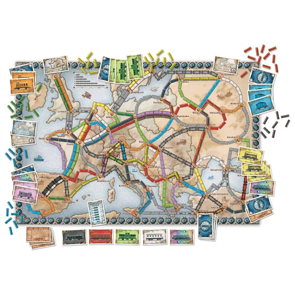 Days Of Wonder x Ticket To Ride Europe EN Board Game-Days Of Wonder-Ace Cards & Collectibles