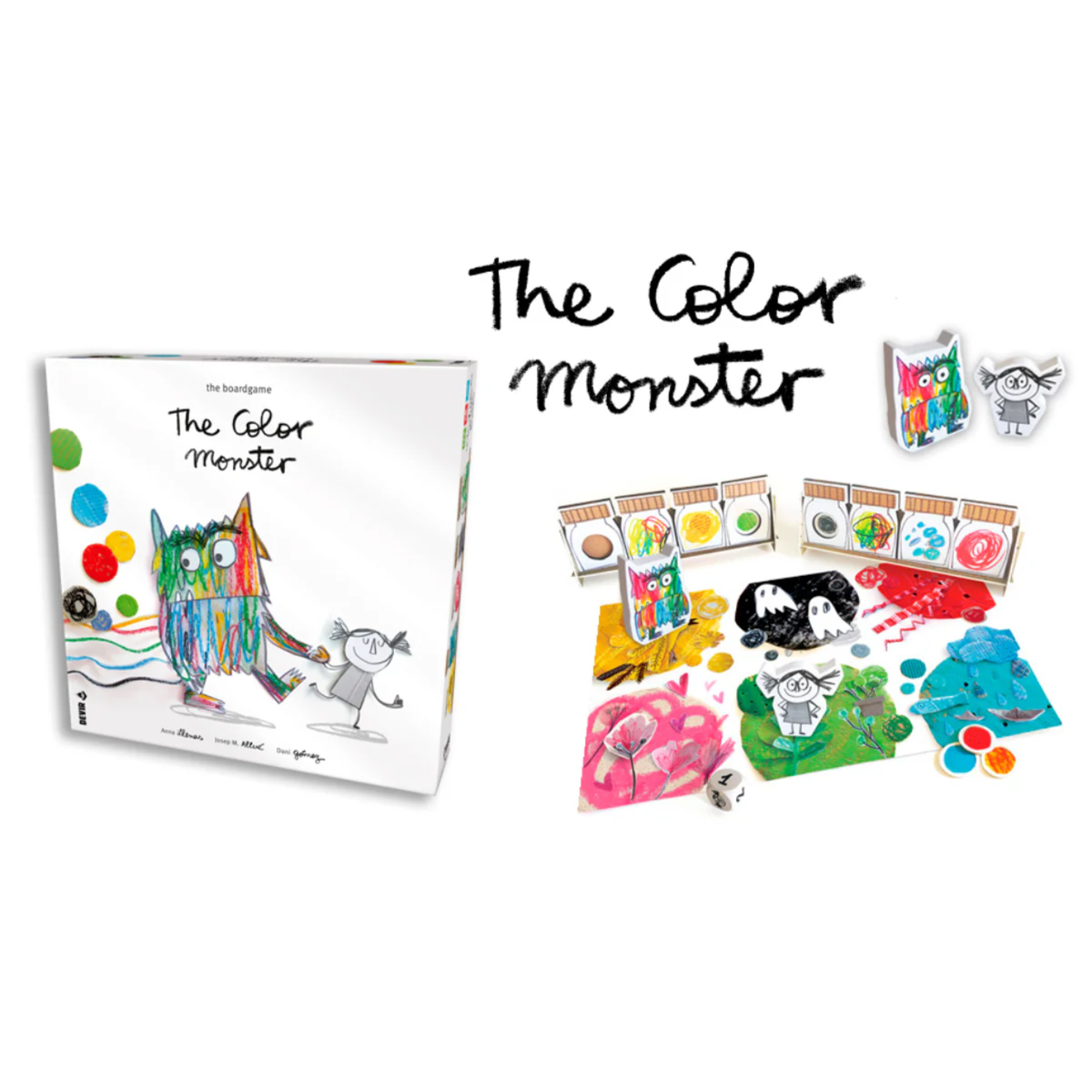 Board Game "The Color Monster Travel EN"-Devir Games-Ace Cards & Collectibles