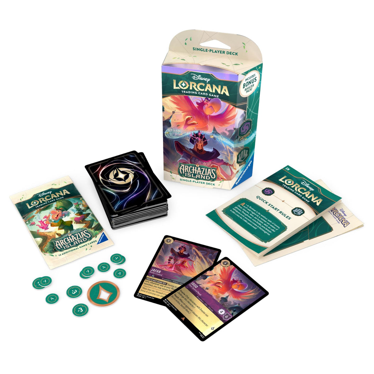 Disney Lorcana Archazia's Island Set 7 Single Player Deck-An Inventive Pair-Disney Lorcana-Ace Cards & Collectibles