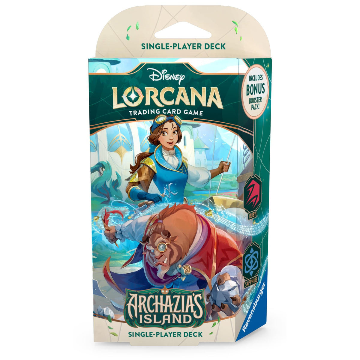Disney Lorcana Archazia's Island Set 7 Single Player Deck-An Inventive Pair-Disney Lorcana-Ace Cards & Collectibles