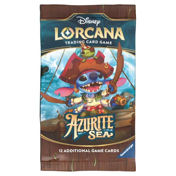 Disney Lorcana Azurite Sea Set 6 Booster Series
