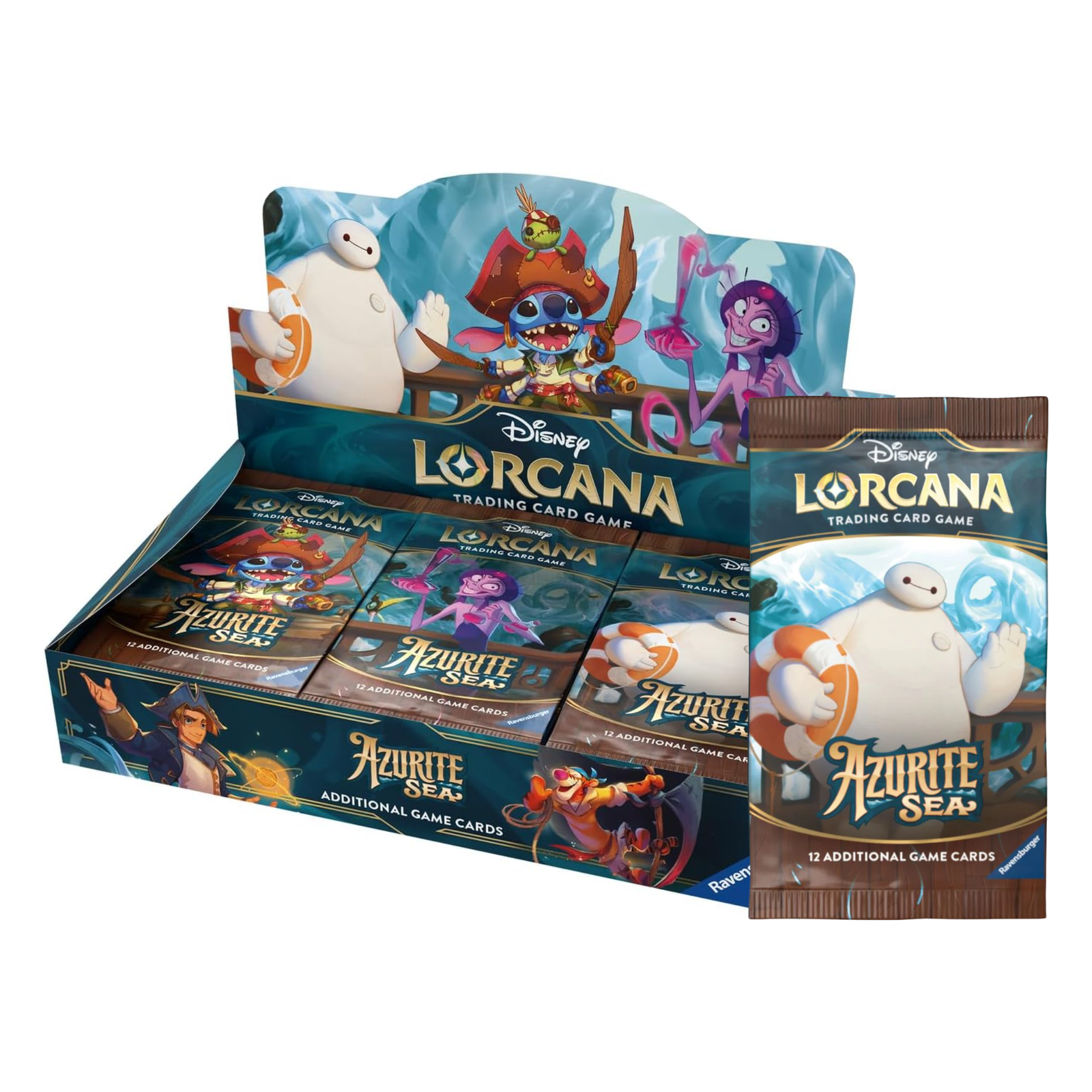 Disney Lorcana Azurite Sea Set 6 Booster Series-Single Pack (Random)-Disney Lorcana-Ace Cards & Collectibles