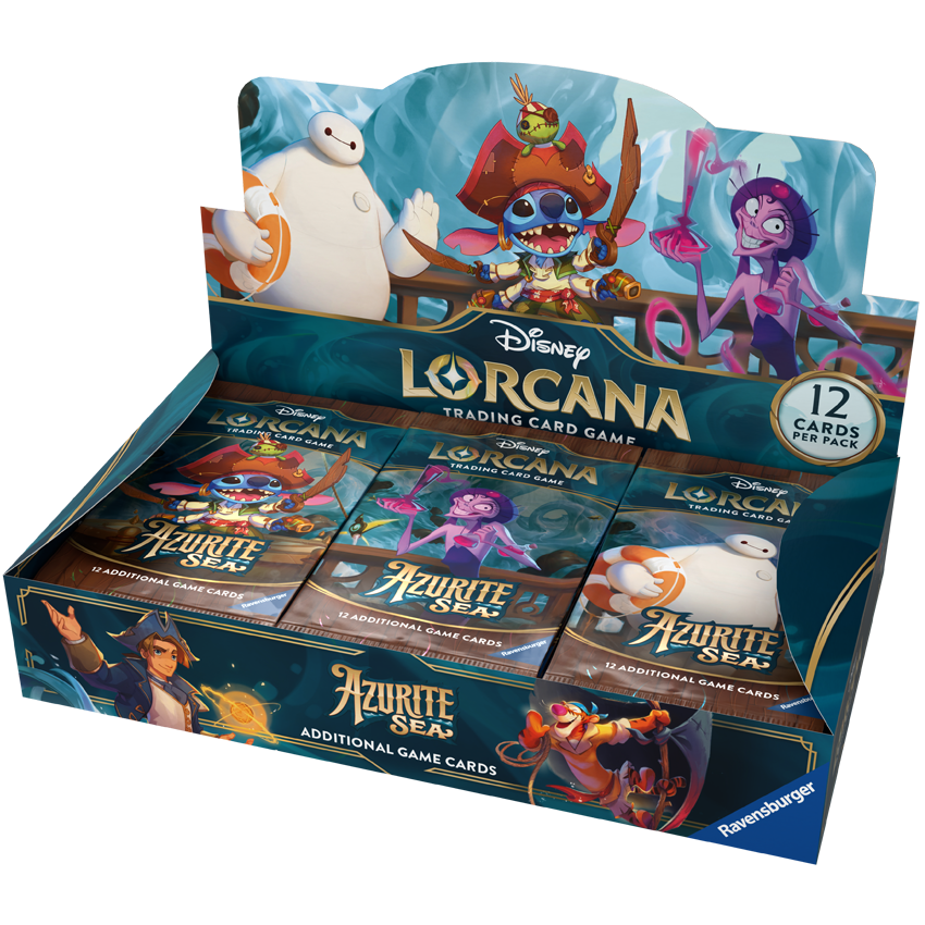 Disney Lorcana Azurite Sea Set 6 Booster Series