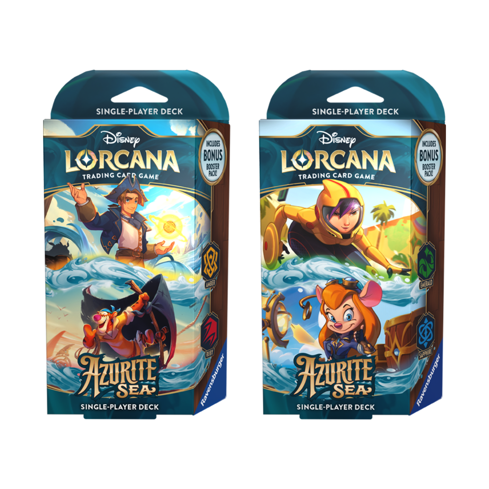 Disney Lorcana Azurite Sea Set 6 Starter Deck