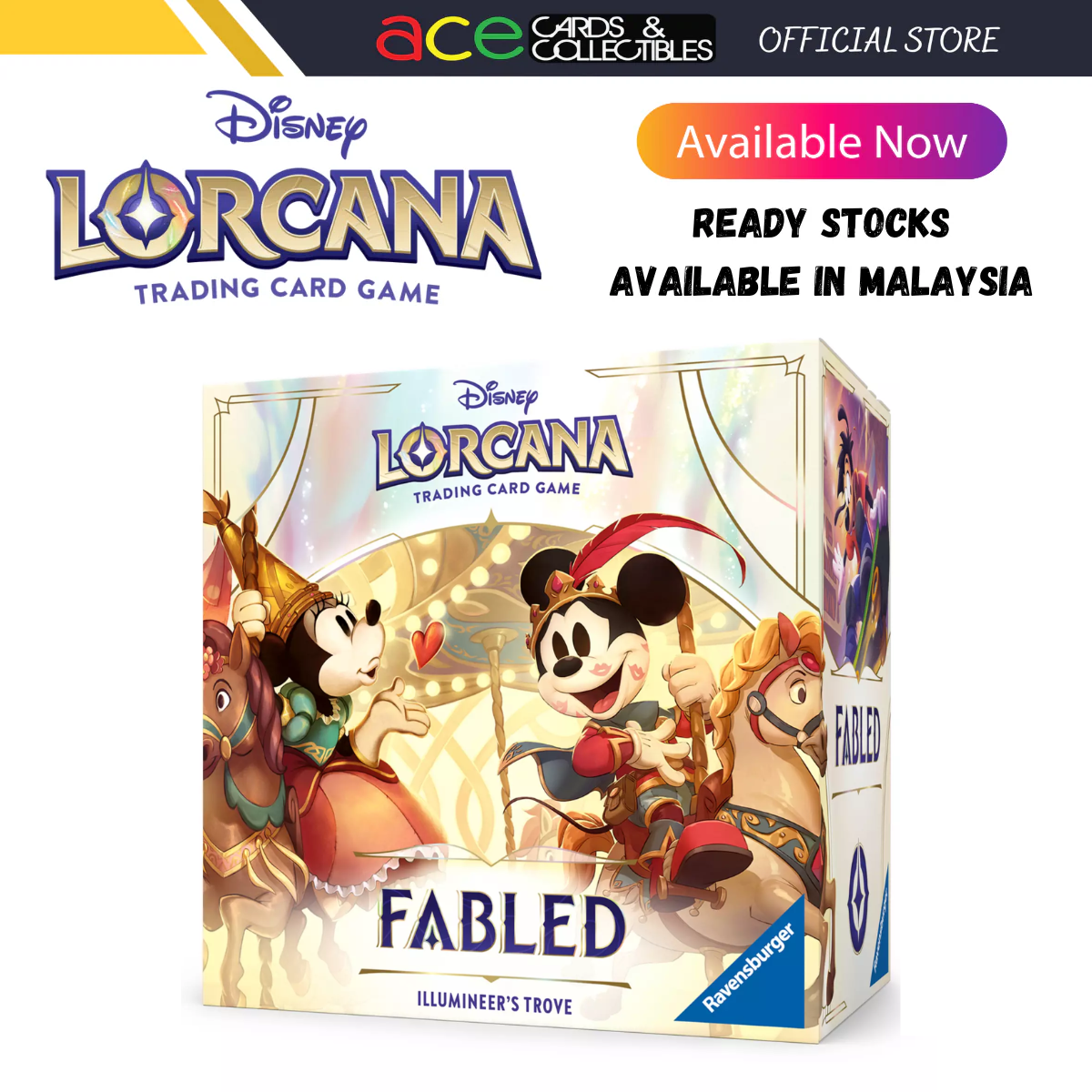 Disney Lorcana Fabled Set 9 Illumineer's Trove