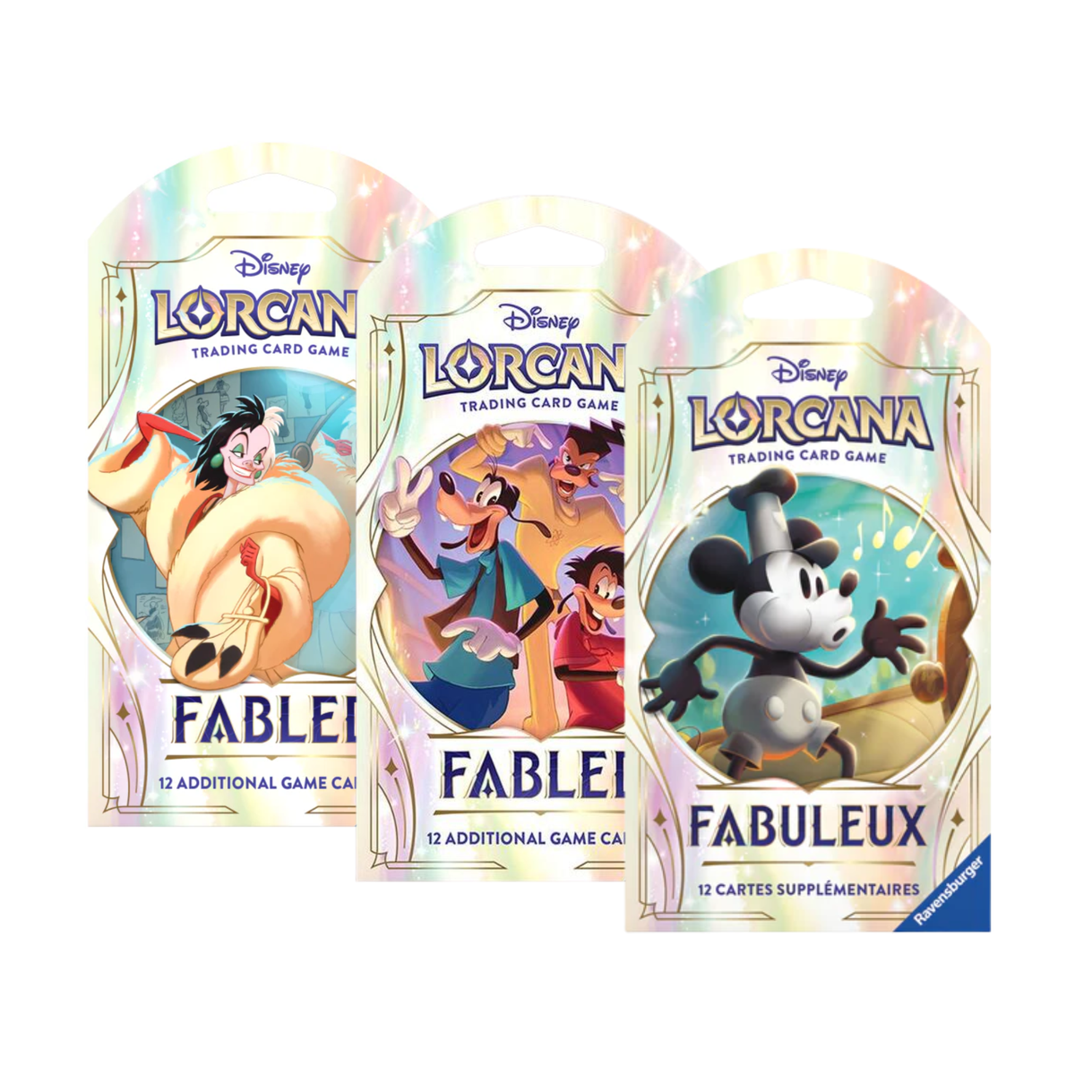 Disney Lorcana Fabled Set 9 Sleeved Booster Pack-Disney Lorcana-Ace Cards & Collectibles