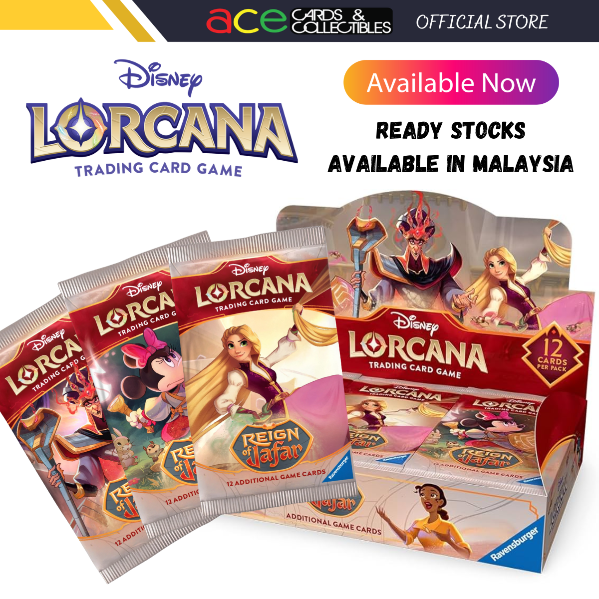 Disney Lorcana Reign of Jafar Set 8 Booster Series-Single Pack (Random)-Disney Lorcana-Ace Cards & Collectibles