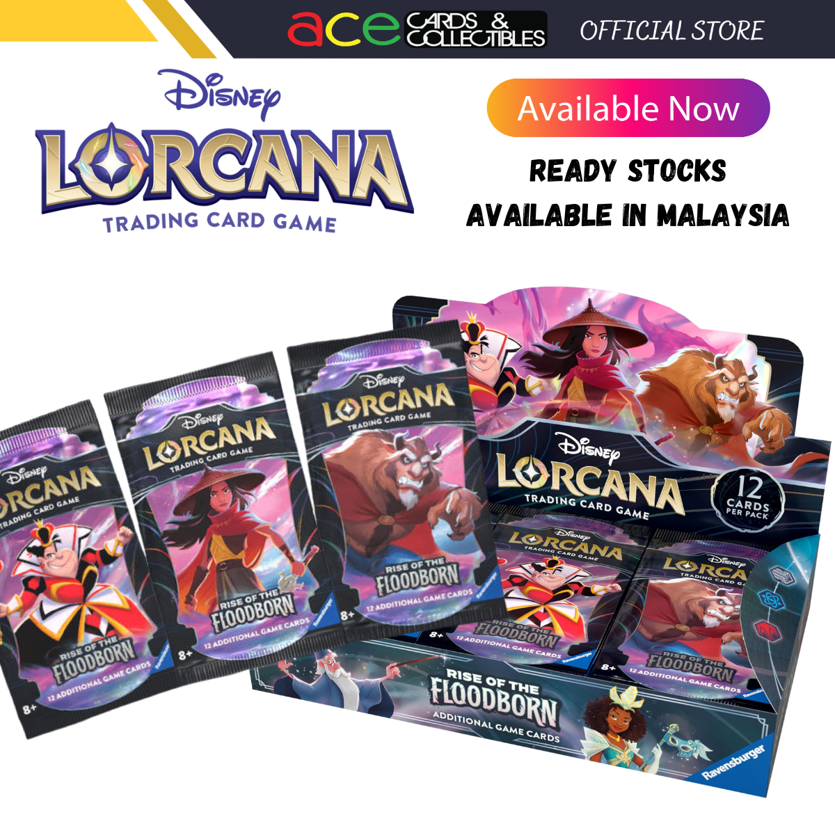 Disney Lorcana Rise of the Floodborn Set 2 Booster Series-Single Pack (Random)-Disney Lorcana-Ace Cards & Collectibles