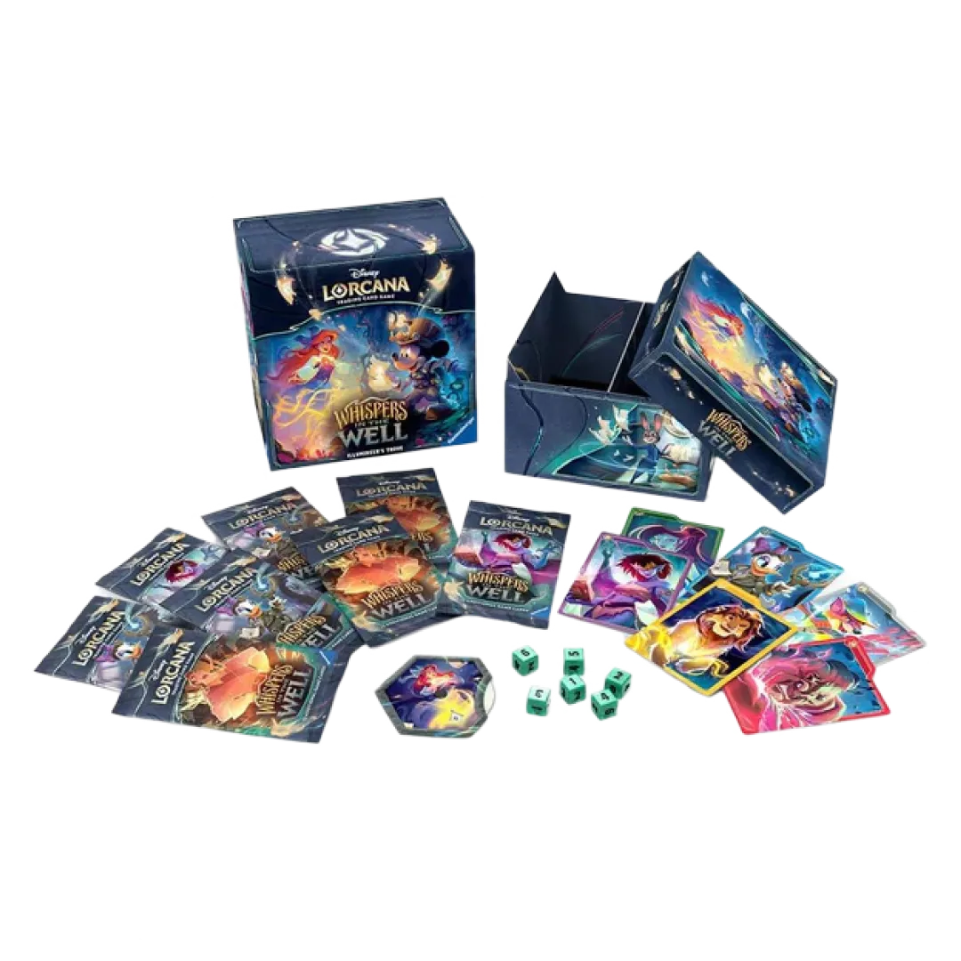 Disney Lorcana Set 10 Whispers in the Well Illumineer's Trove-Disney Lorcana-Ace Cards & Collectibles