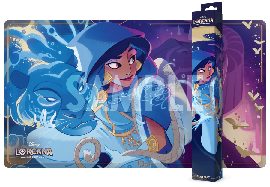 Disney Lorcana Set 10 Whispers in the Well Playmat-Jasmine - Steady Strategist-Disney Lorcana-Ace Cards & Collectibles