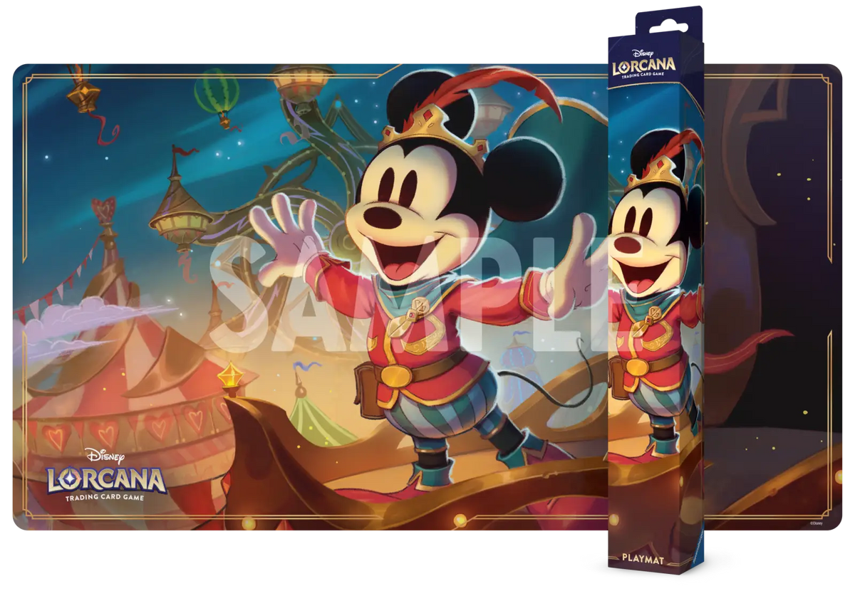 Disney Lorcana Set 10 Whispers in the Well Playmat-Mickey Mouse - Brave Little Prince-Disney Lorcana-Ace Cards & Collectibles