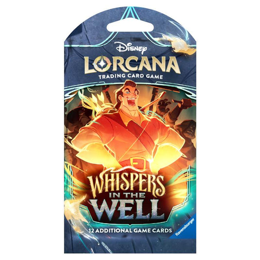 Disney Lorcana Set 10 Whispers in the Well Sleeved Booster Pack-Disney Lorcana-Ace Cards & Collectibles