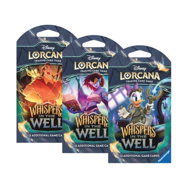 Disney Lorcana Set 10 Whispers in the Well Sleeved Booster Pack-Disney Lorcana-Ace Cards & Collectibles