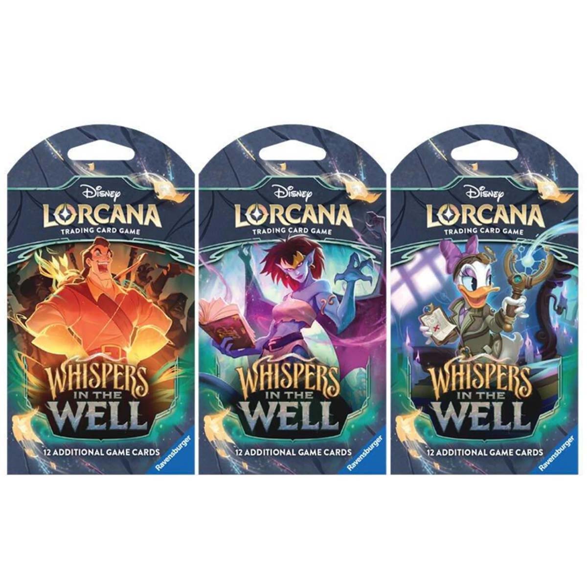 Disney Lorcana Set 10 Whispers in the Well Sleeved Booster Pack-Disney Lorcana-Ace Cards & Collectibles