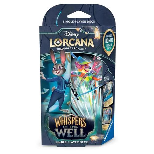 Disney Lorcana Set 10 Whispers in the Well Starter Deck-Judy Hopps & Robin Hood-Disney Lorcana-Ace Cards & Collectibles