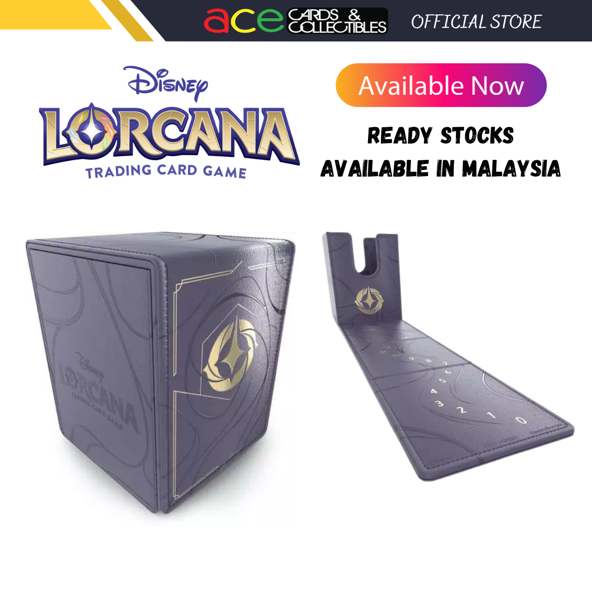Disney Lorcana Set 9 Fabled Premium Deck Box-Disney Lorcana-Ace Cards & Collectibles