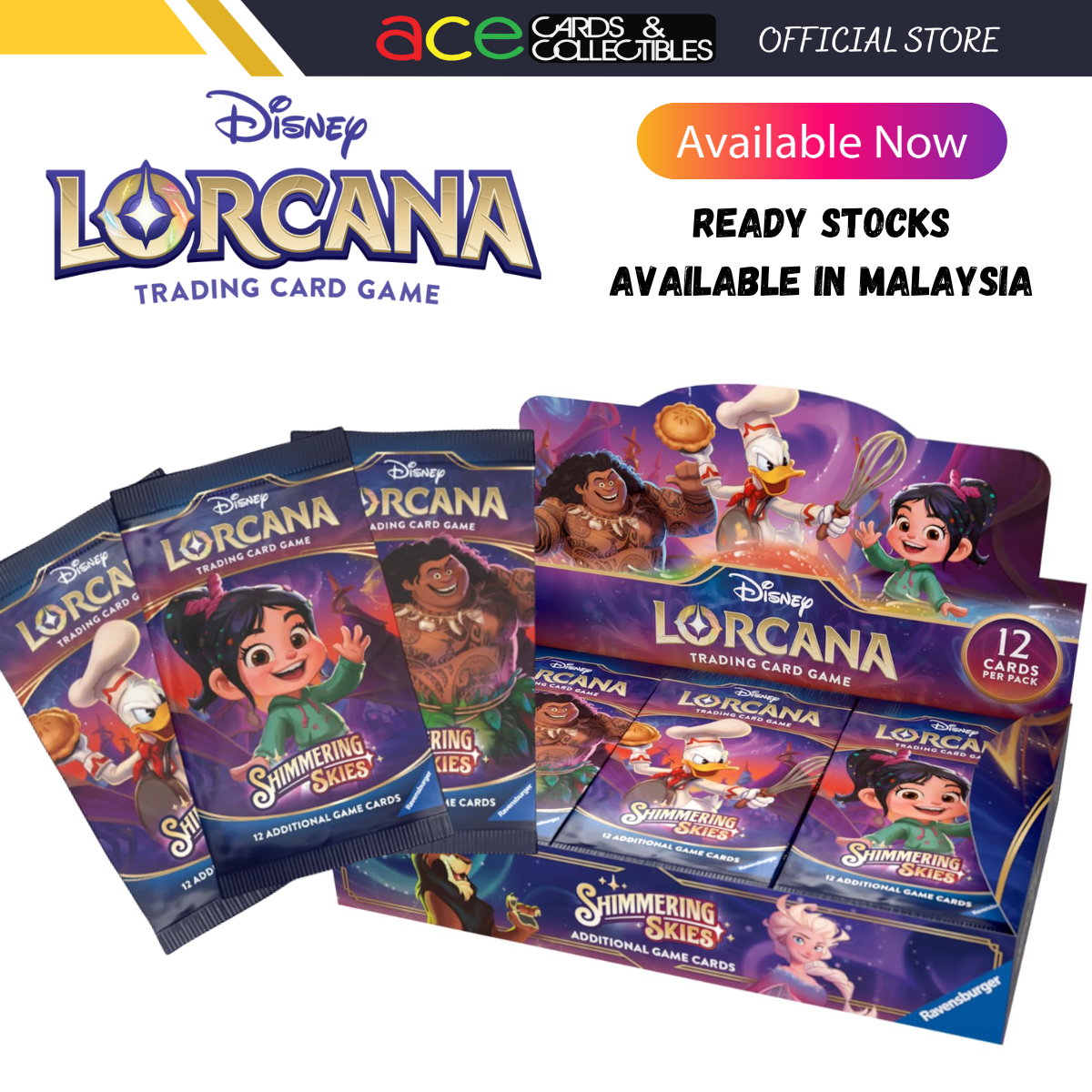 Disney Lorcana Shimmering Skies Set 5 Booster Series-Single Pack (Random)-Disney Lorcana-Ace Cards & Collectibles