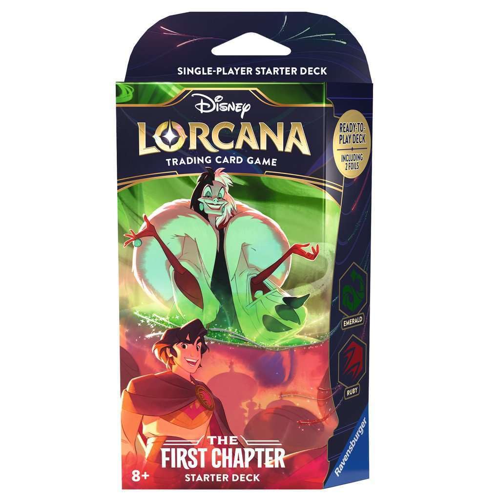 Disney Lorcana The First Chapter Set 1 Starter Deck-A Steadfast Strategy-Disney Lorcana-Ace Cards & Collectibles