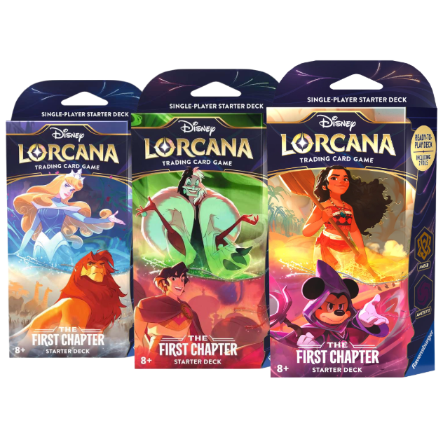 Disney Lorcana The First Chapter Set 1 Starter Deck-A Steadfast Strategy-Disney Lorcana-Ace Cards & Collectibles