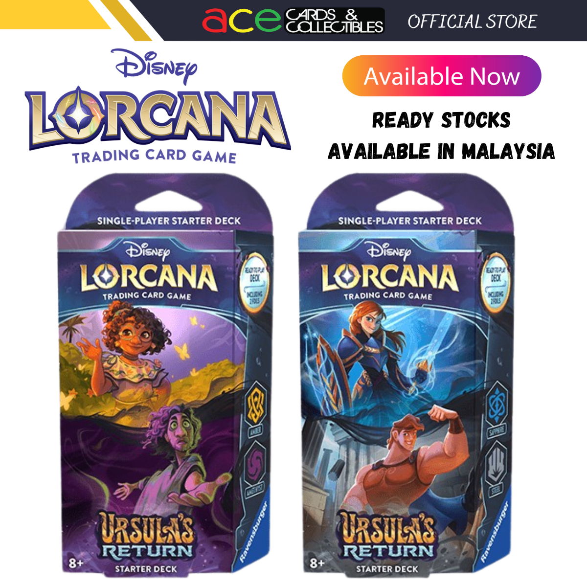 Disney Lorcana Ursula's Return Set 4 Starter Deck-Madrigal Magic-Disney Lorcana-Ace Cards & Collectibles