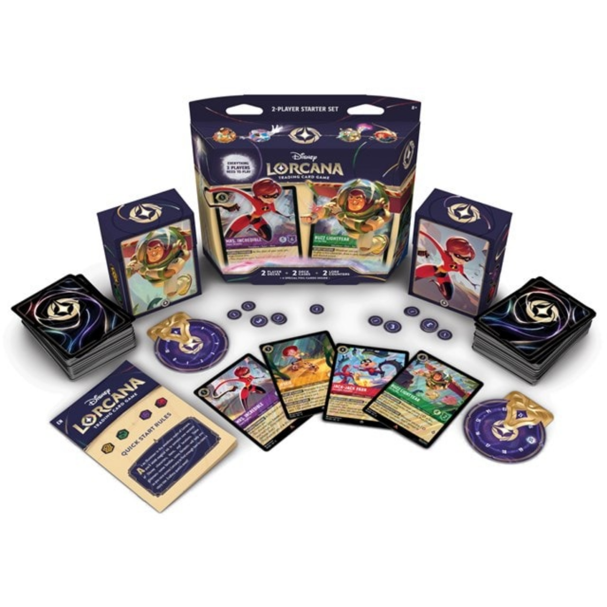 Disney Lorcana Wilds Unknown Set 12 2-Player Starter Set-Disney Lorcana-Ace Cards & Collectibles