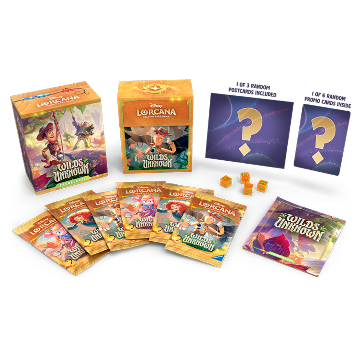 Disney Lorcana Wilds Unknown Set 12 Pre-Release Packs-Disney Lorcana-Ace Cards & Collectibles