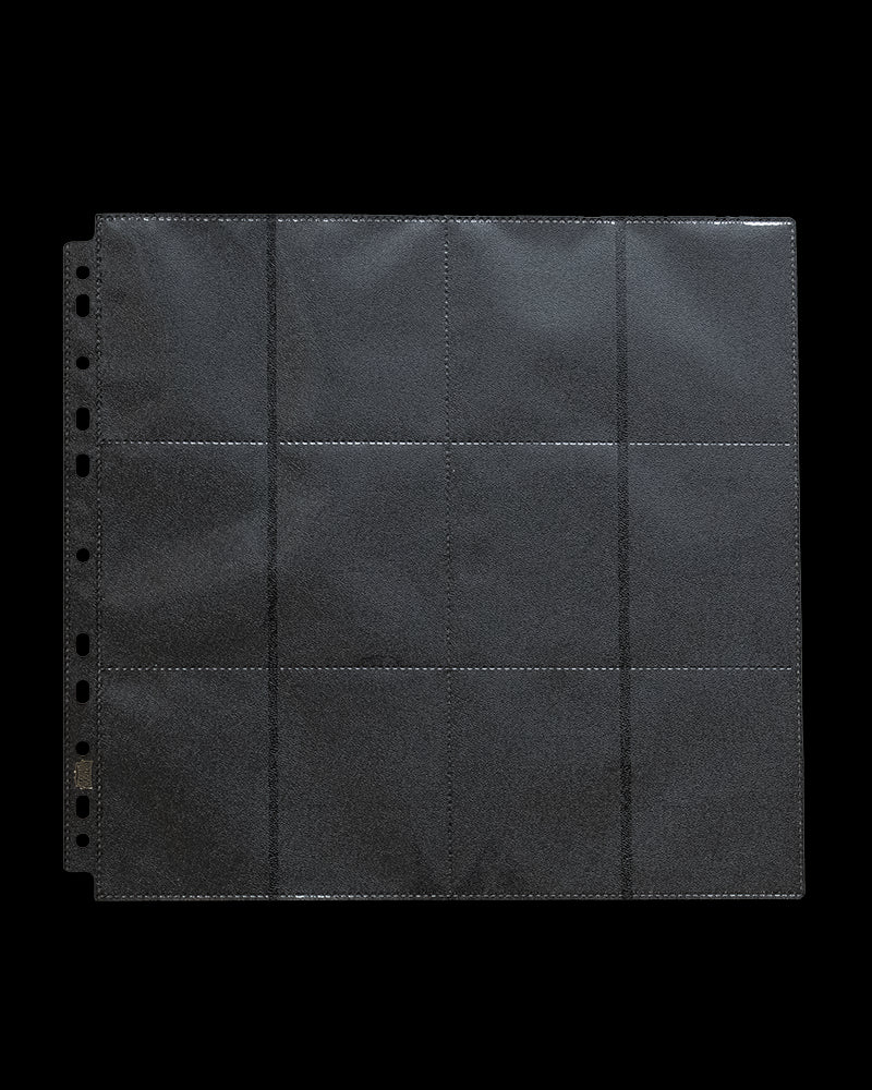 Dragon Shield 24-Pocket Binder Page Sideloading &quot;Black&quot;-Loose Page (1pcs)-Dragon Shield-Ace Cards &amp; Collectibles