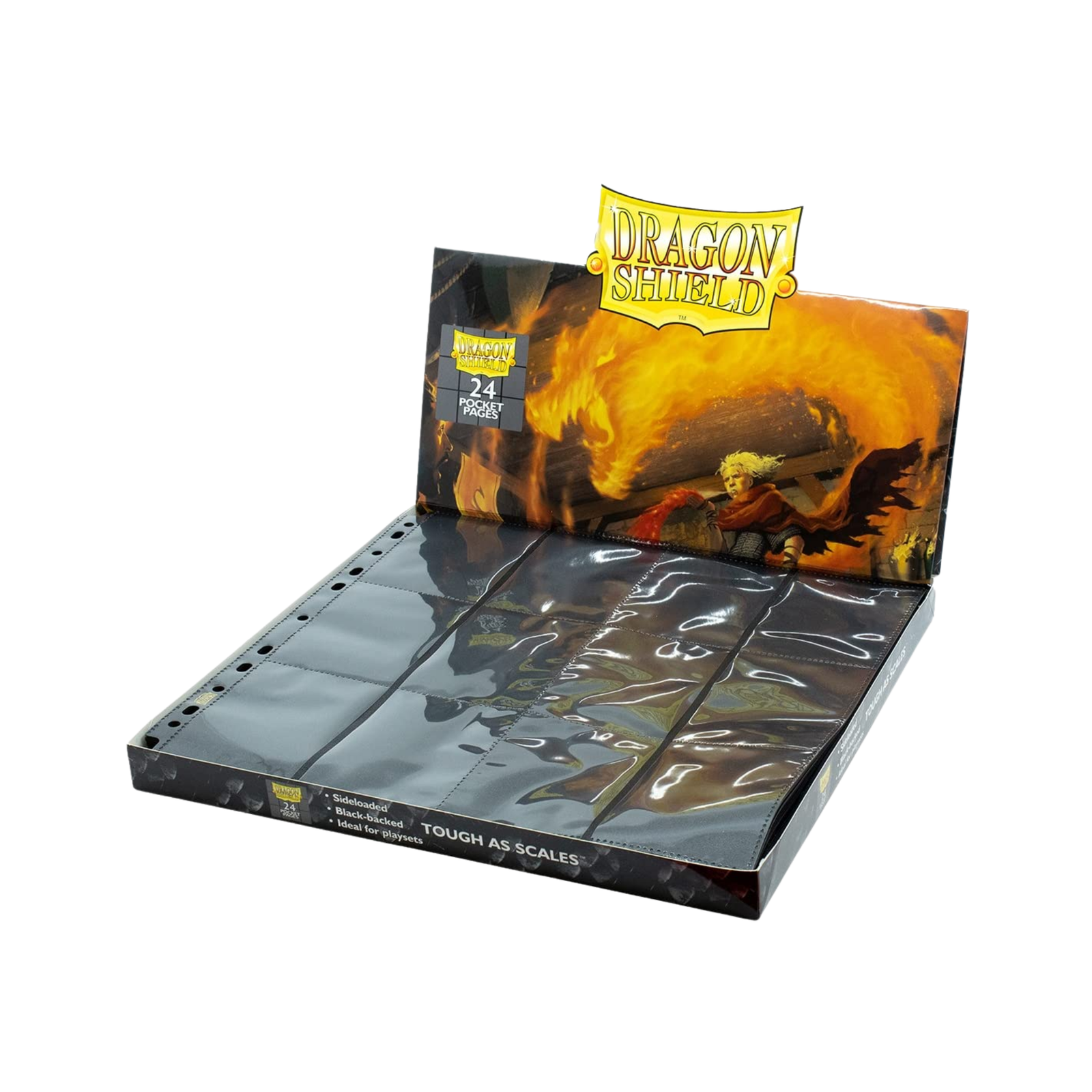 Dragon Shield 24-Pocket Binder Page Sideloading "Black"-Loose Page (1pcs)-Dragon Shield-Ace Cards & Collectibles