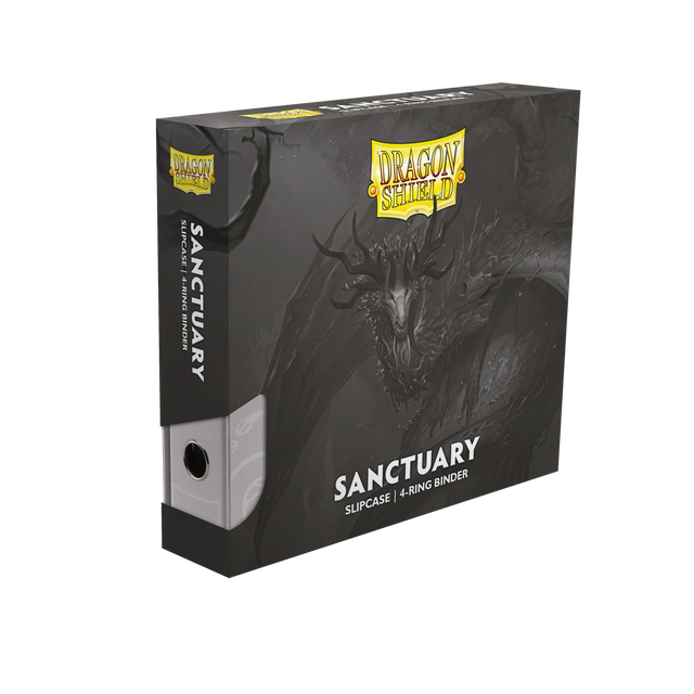 Dragon Shield Albums Slipcase Binder Sanctuary - 4-Ring -White-Dragon Shield-Ace Cards & Collectibles
