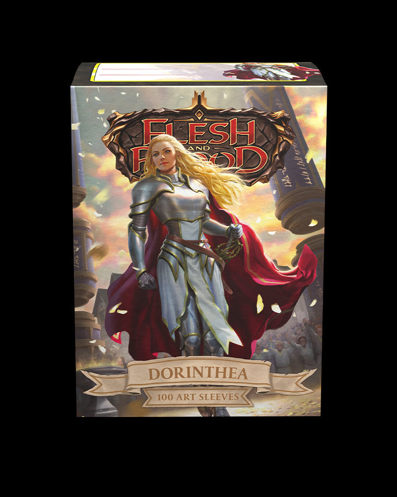 Dragon Shield Art Matte Sleeves Flesh And Blood 100pcs - &quot;Dorinthea Ironsong&quot; (Standard Size)-Dragon Shield-Ace Cards &amp; Collectibles