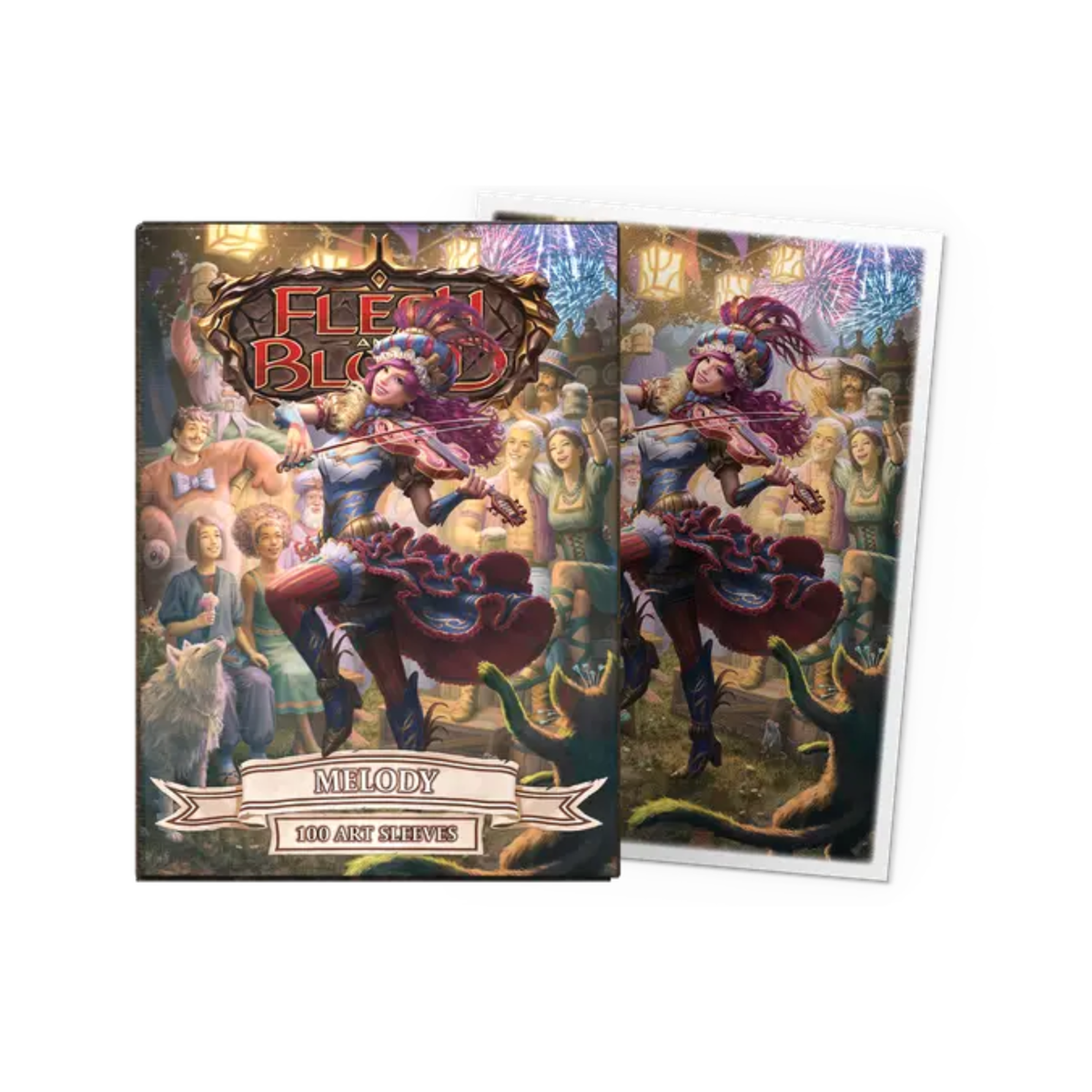 Dragon Shield Art Matte Sleeves Flesh And Blood 100pcs - "Melody, Sing-Along" (Standard Size)-Dragon Shield-Ace Cards & Collectibles