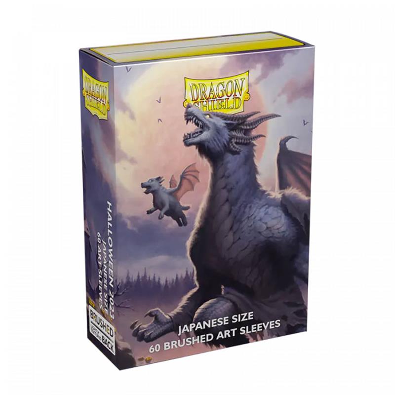 Dragon Shield Brushed Art Sleeves Japanese Size 60pcs "Halloween 2023"-Dragon Shield-Ace Cards & Collectibles
