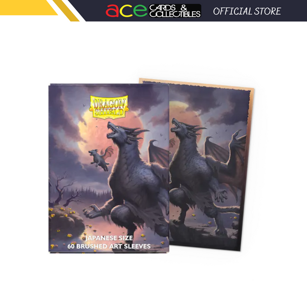 Dragon Shield Brushed Art Sleeves Japanese Size 60pcs "Halloween 2023"-Dragon Shield-Ace Cards & Collectibles