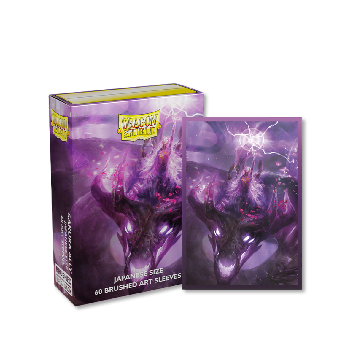 Dragon Shield Brushed Art Sleeves Japanese Size 60pcs - Sakura Ally-Dragon Shield-Ace Cards & Collectibles