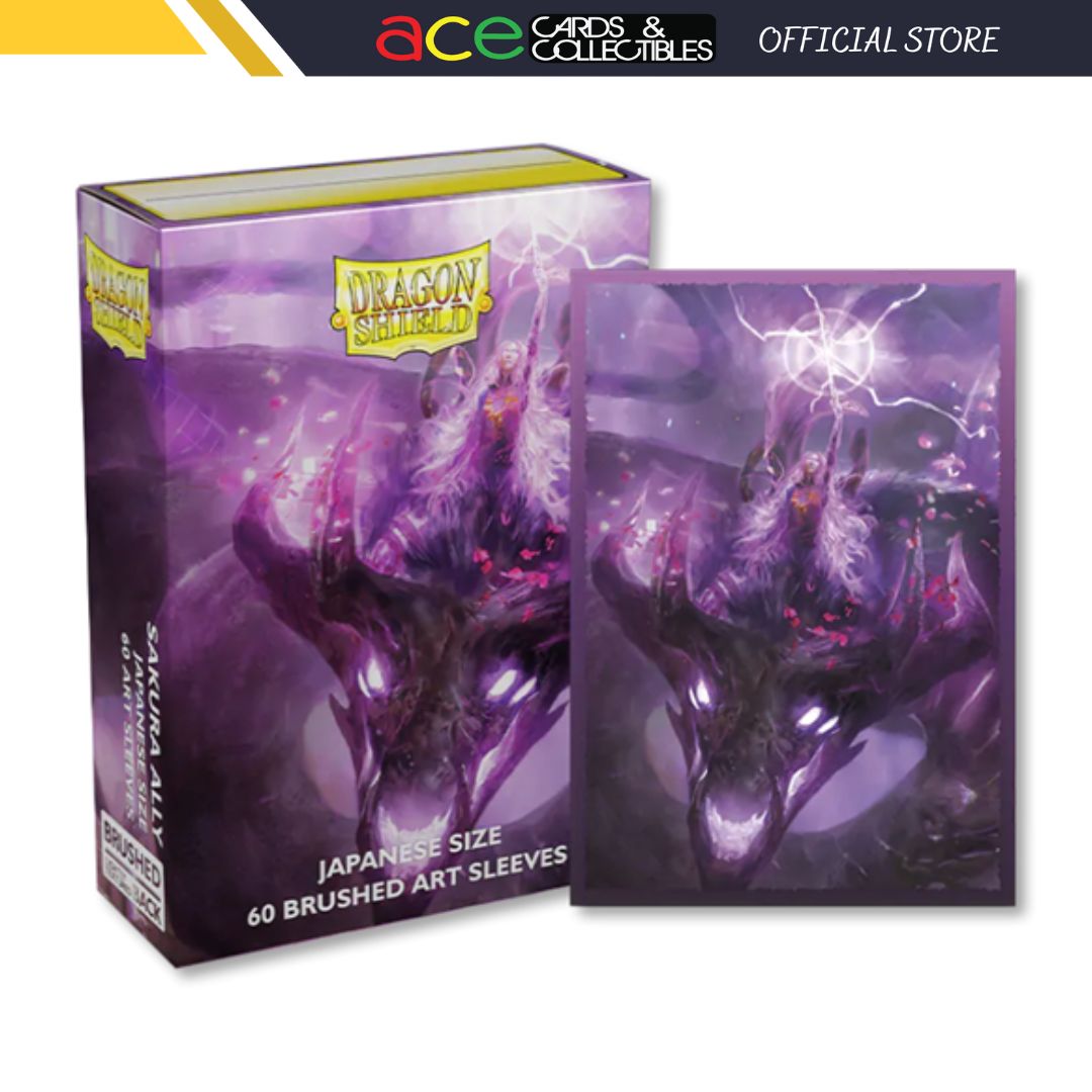 Dragon Shield Brushed Art Sleeves Japanese Size 60pcs - Sakura Ally-Dragon Shield-Ace Cards & Collectibles