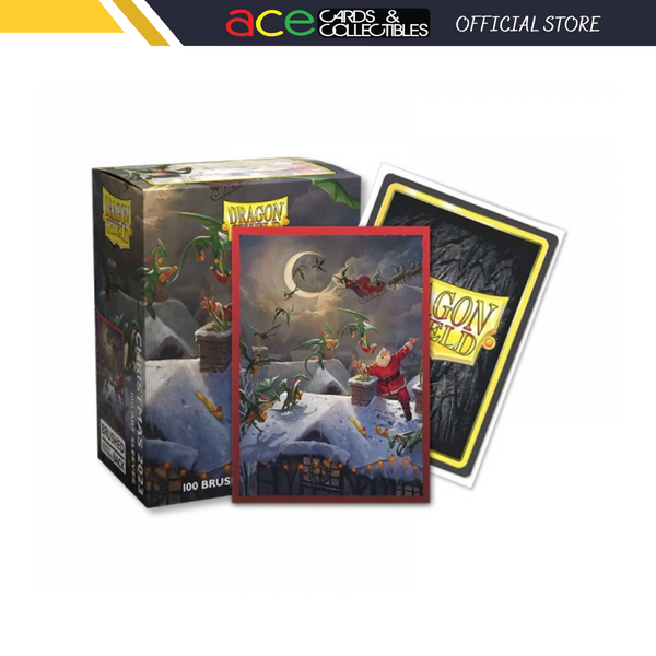 Dragon Shield Brushed Art Sleeves Standard Size 100pcs - Christmas 2023-Dragon Shield-Ace Cards & Collectibles