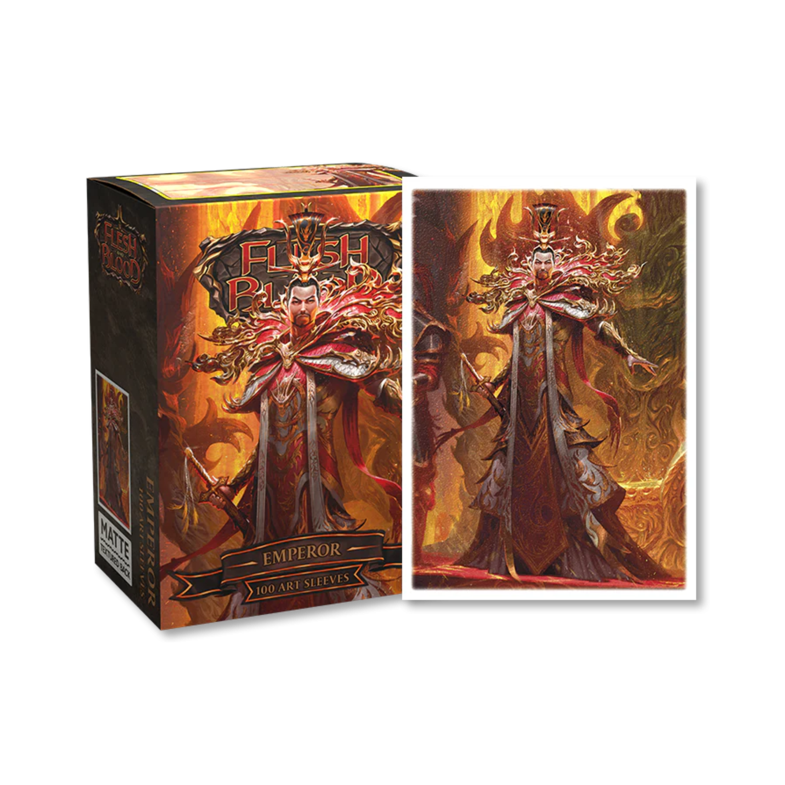 Dragon Shield Brushed Art Sleeves Standard Size 100pcs - Flesh and Blood "Emperor"-Dragon Shield-Ace Cards & Collectibles