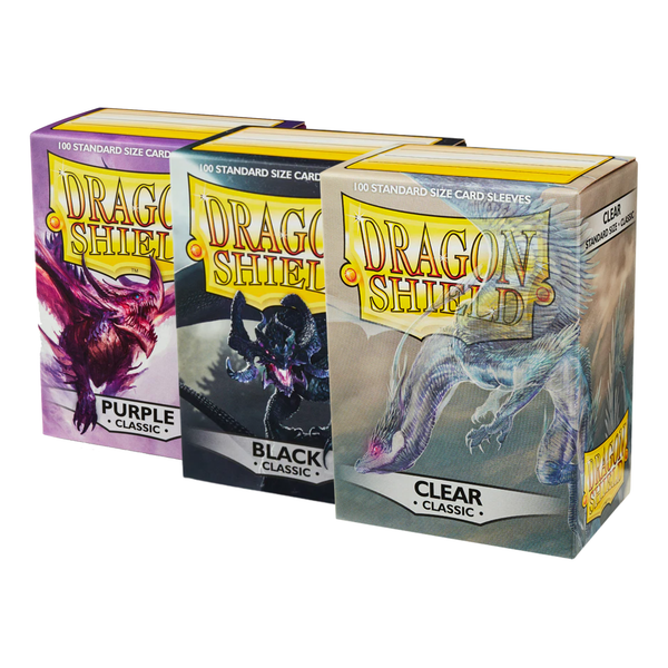 Dragon Shield Classic Sleeve Standard Size 100pcs - Multiple Colors-Clear Classic-Dragon Shield-Ace Cards & Collectibles