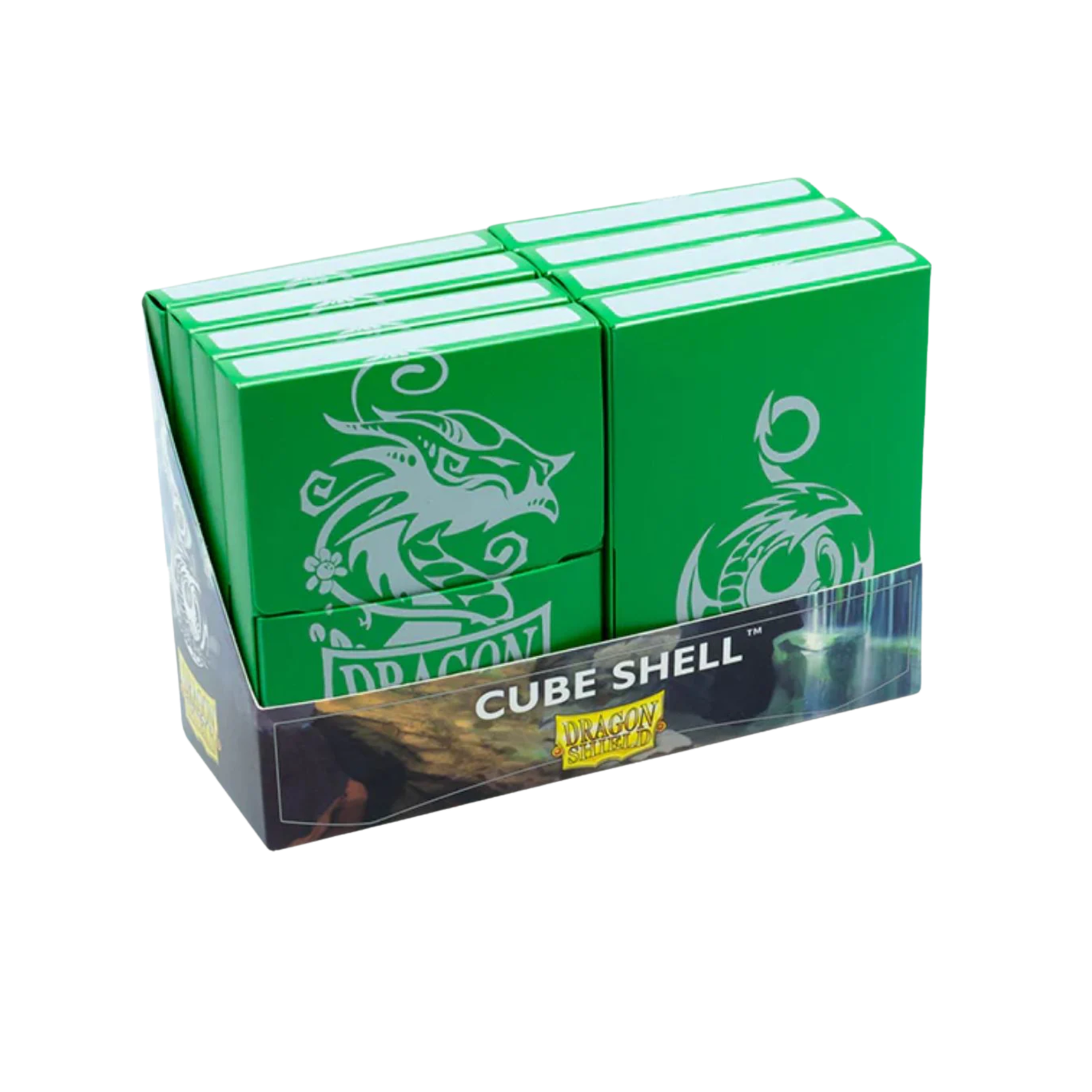 Dragon Shield Cube Shell - Green-One Box (8 pieces)-Dragon Shield-Ace Cards & Collectibles